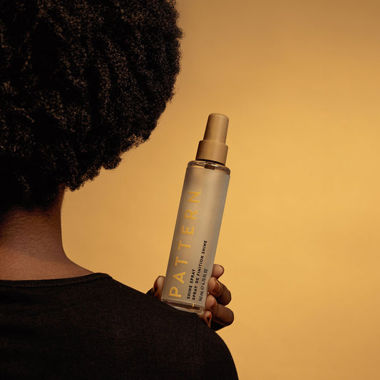 shine spray for curly hair