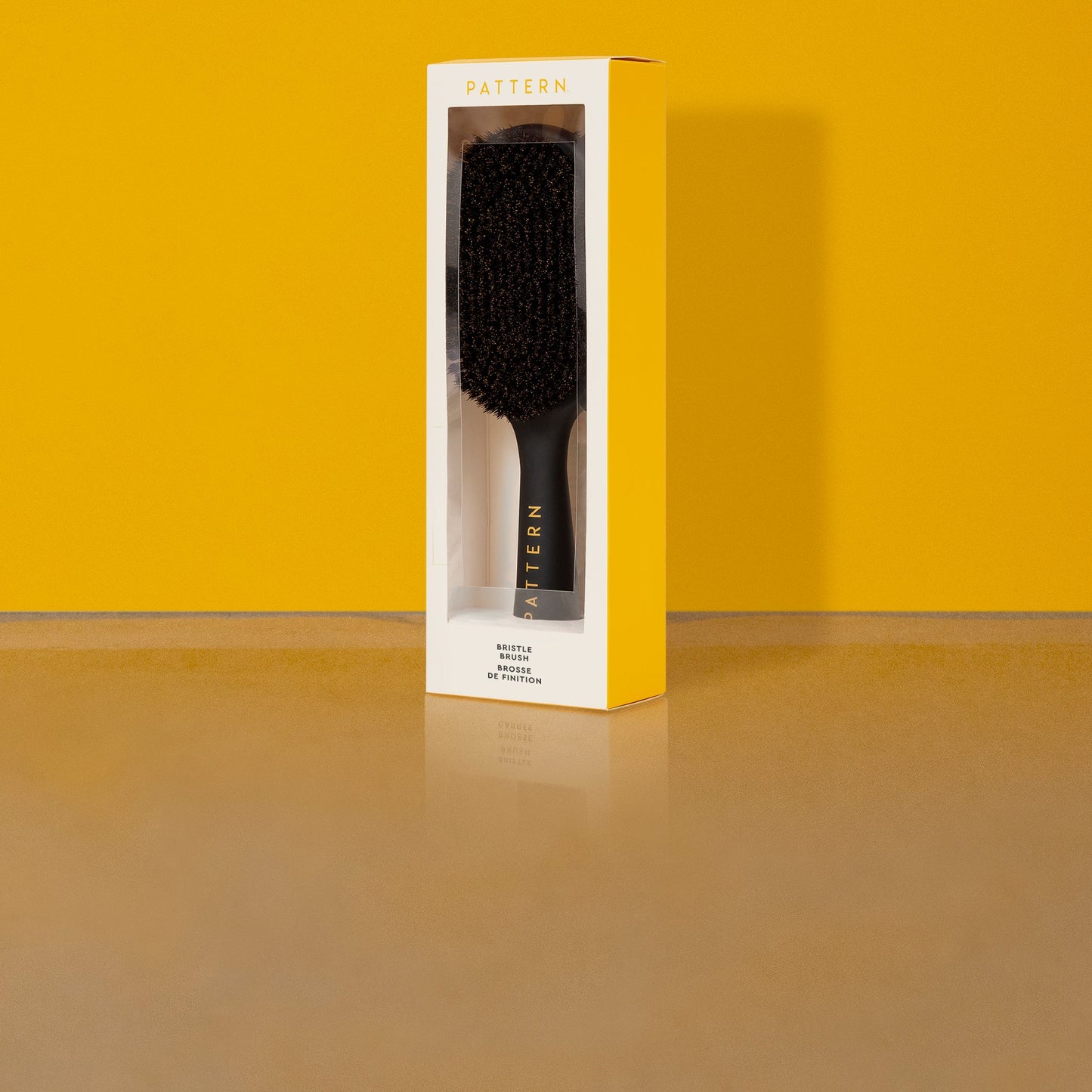 natural bristle hair brush